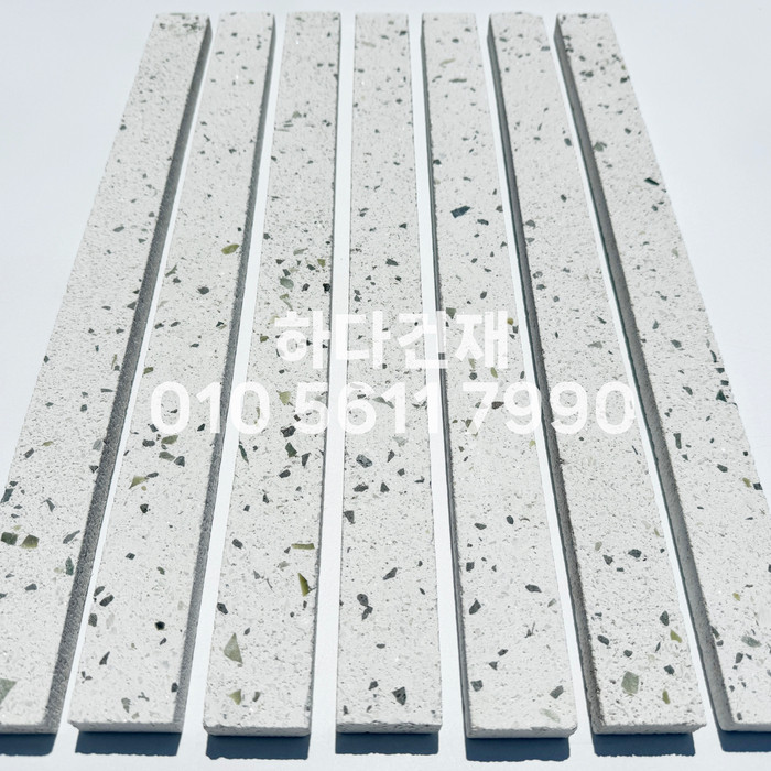 라일락 모노타일 슬림 500x40x18T 비취화이트 / 하다건재 와이드벽돌타일