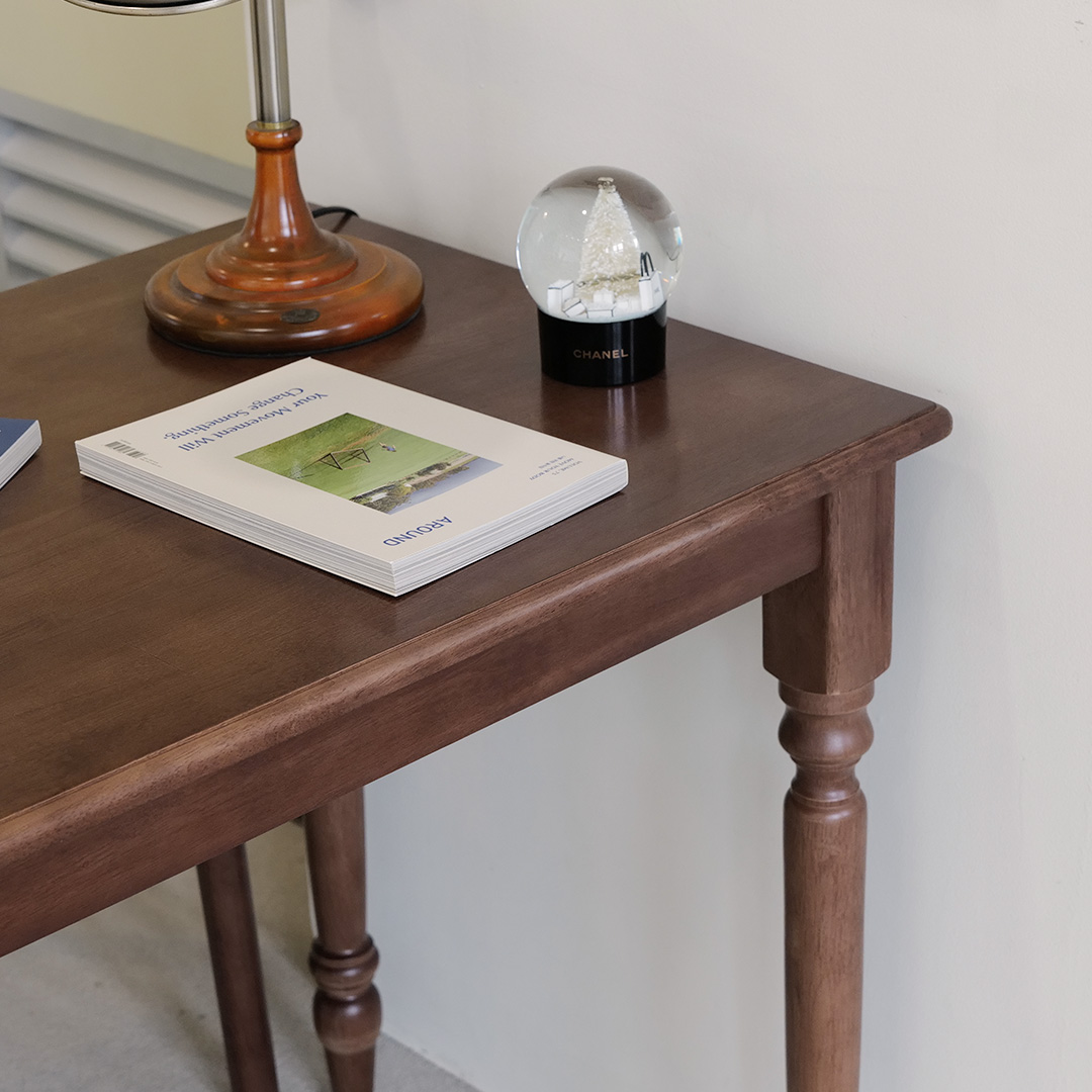 자야캠핑 코콜라 월넛 원목 직사각형 2인 4인 식탁 테이블 1200