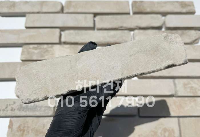 고벽돌타일 240x55x23T 백고벽돌타일 / 하다건재 파벽돌
