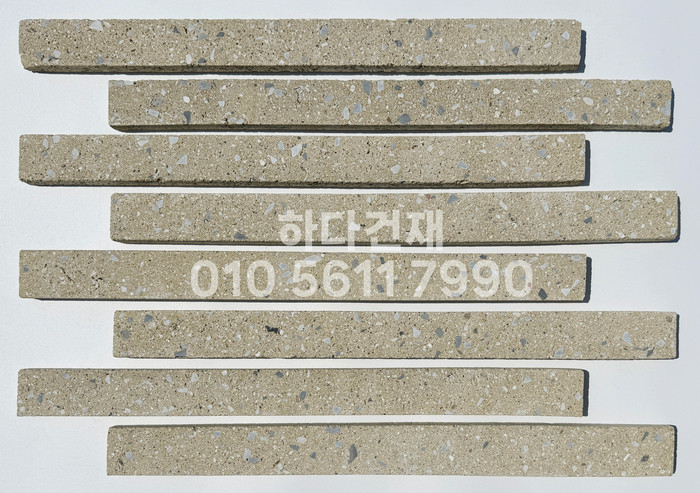 라일락 모노타일 슬림 500x40x18T 허니베이지 / 하다건재 와이드벽돌타일