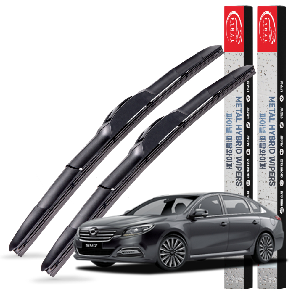 1+1 르노 SM7 전차종 메탈 하이브리드 와이퍼 윈도우브러쉬 3S 600+400mm - 상품 이미지