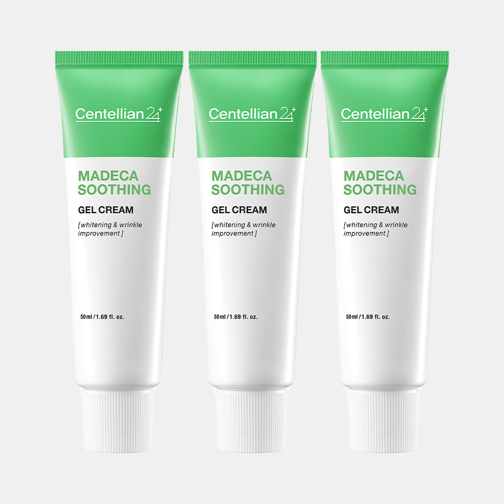 동국제약 센텔리안24 마데카 수딩 젤크림 50ml x 3개 / 촉촉 진정 산뜻 온가족 수딩젤 병풀추출물 - 상품 이미지