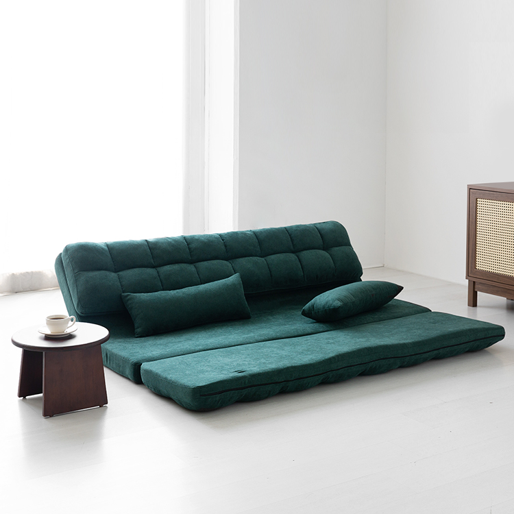 앰보 4인 좌식 소파베드 다크그린 0030.9264