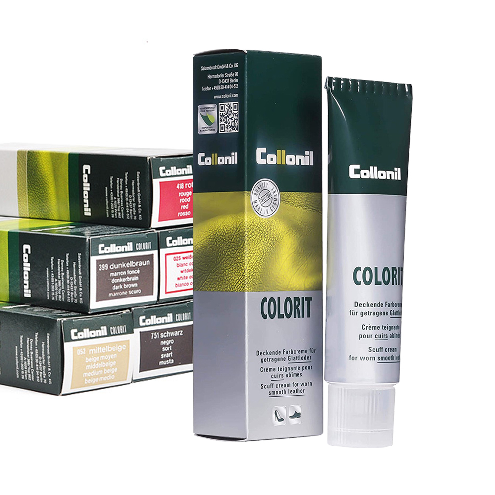 콜로닐 컬러릿 50ml 셀프 가죽 염색 페인트 신발 구두 가방 스크래치 색상 복원 염색약