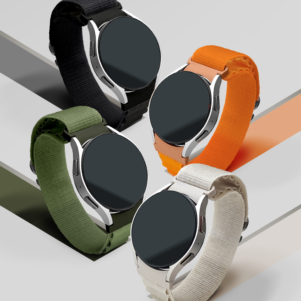 TXLX 갤럭시워치 7 6 스트랩 5 4 클래식 프로 호환 알파인 루프 스포츠 밴드