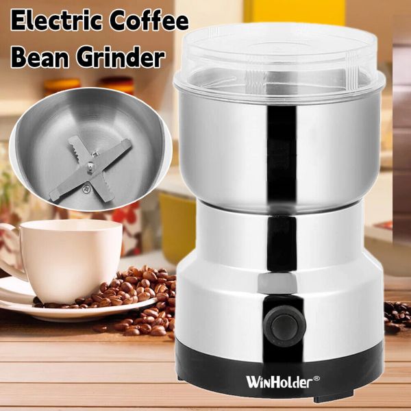 4 Blades 전기 커피 Bean 그라인더 Milling Nut Spice 연마 머신 US 커피머신 전자동 드롱기 가정용 235313572875 : 파이브쇼핑