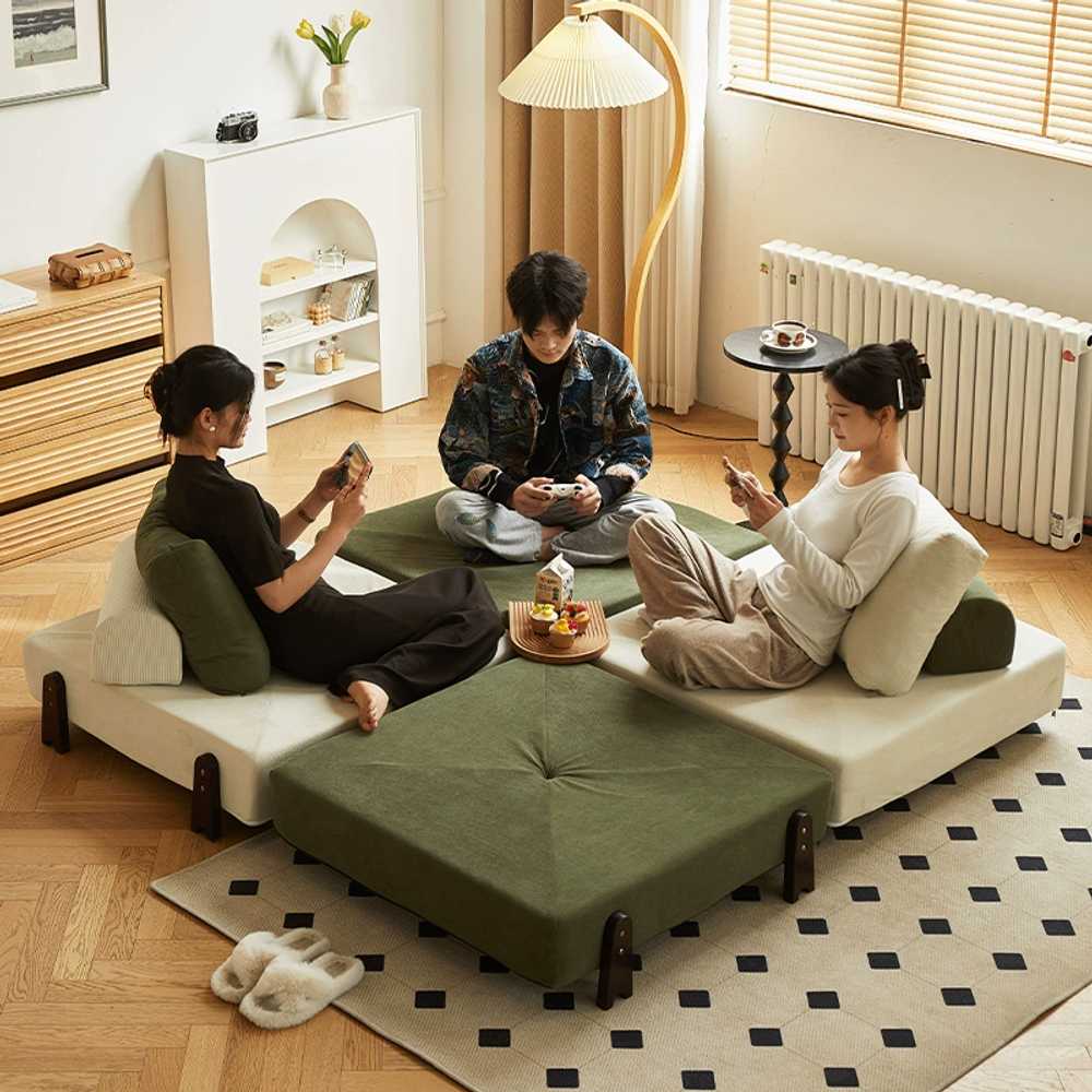 침대소파 접이식 침대쇼파겸용 트랜스포머 매트리스 일반 - 상세 이미지 5