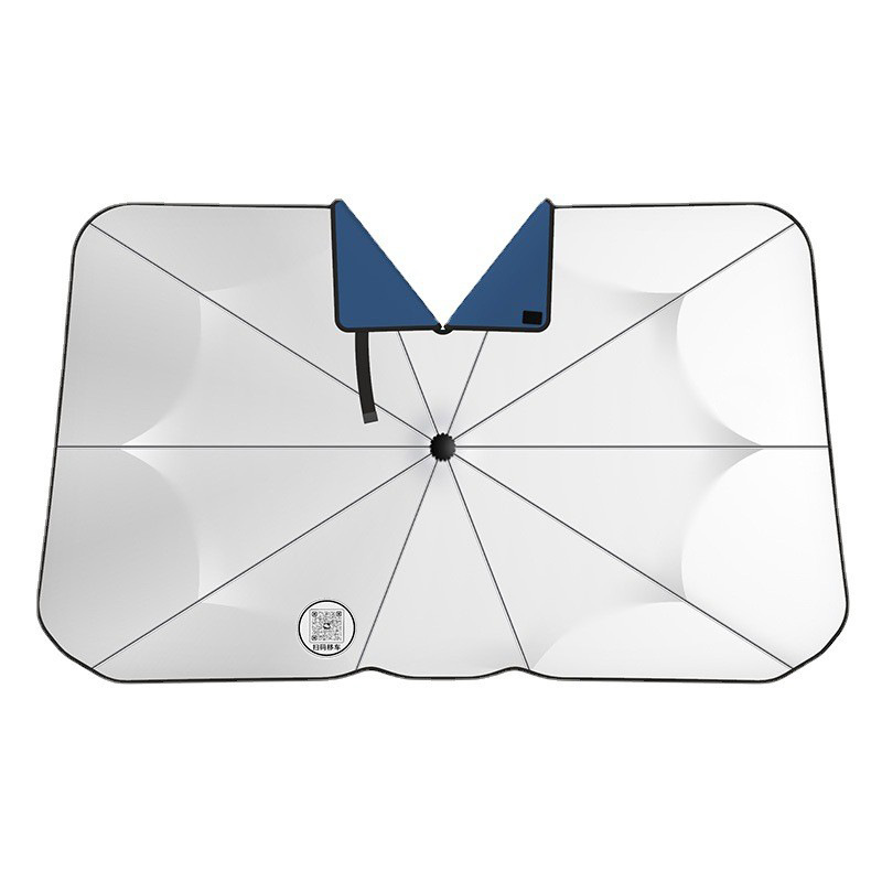 리버폭스 차량용햇빛가리개 앞유리 썬블락 V형 우산형 블랙박스 가림방지