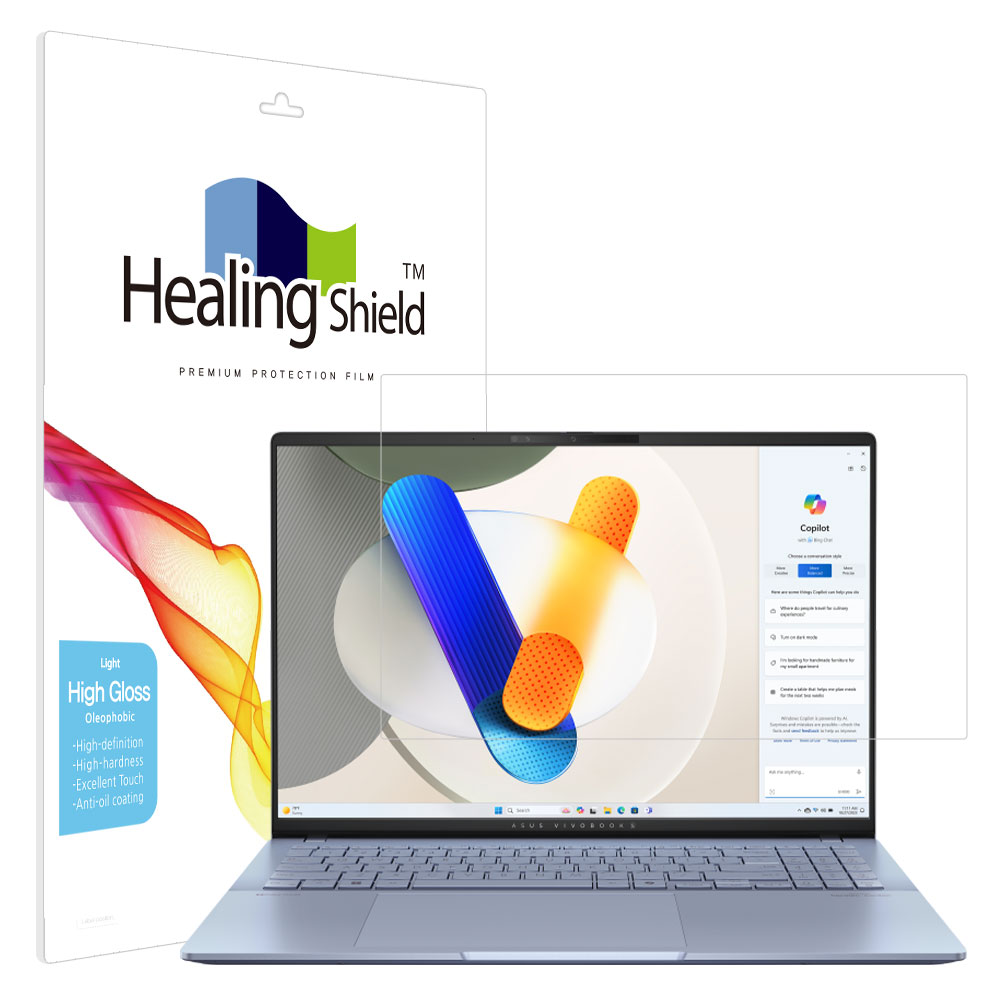 에이수스 비보북 S 16 OLED S5606 올레포빅 Light 액정보호필름 - 상품 이미지