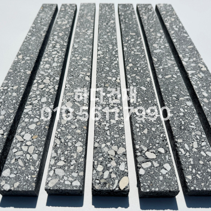 라일락 모노타일 슬림 500x40x18T 블랙 / 하다건재 와이드벽돌타일