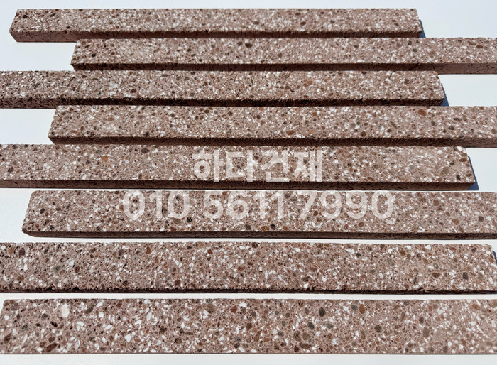 라일락 모노타일 슬림 500x40x18T 레드 / 하다건재 와이드벽돌타일