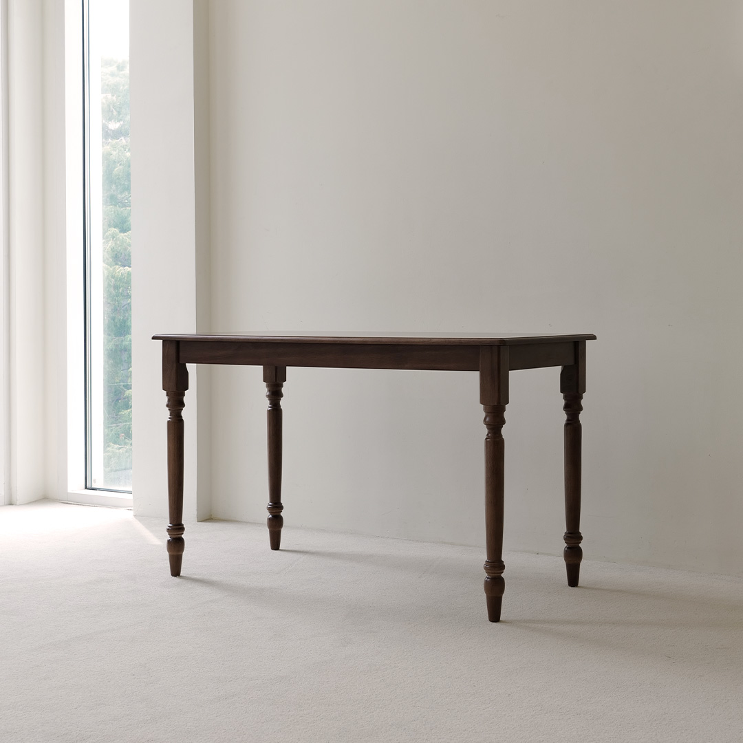 자야캠핑 코콜라 월넛 원목 직사각형 2인 4인 식탁 테이블 1200