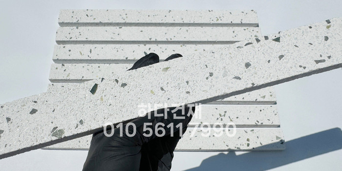 라일락 모노타일 슬림 500x40x18T 비취화이트 / 하다건재 와이드벽돌타일