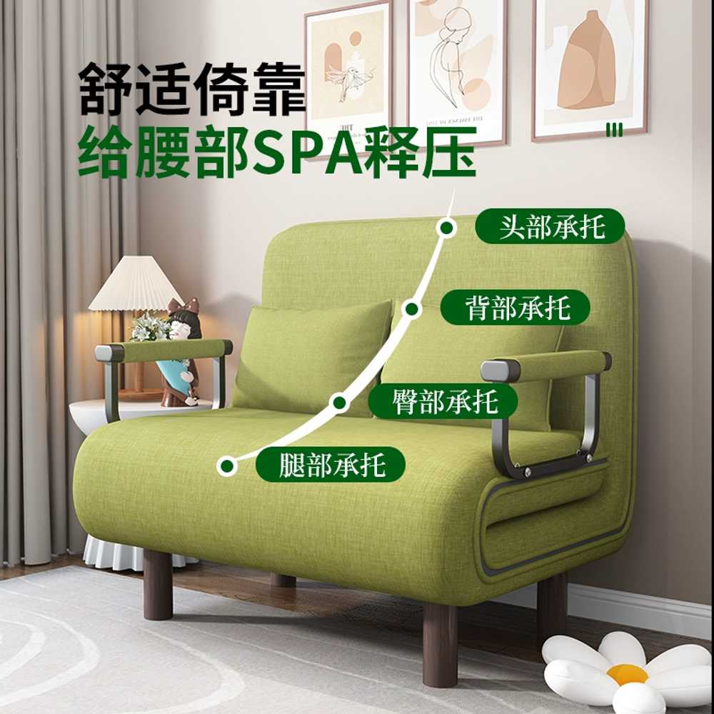 더블 커플 2인 폴딩 소파베드 신혼부부 선물 자취 120x190 - 상세 이미지 5