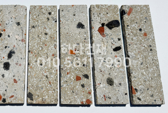 테라조 모노타일 아리 190x55x12T 베이지 / 하다건재