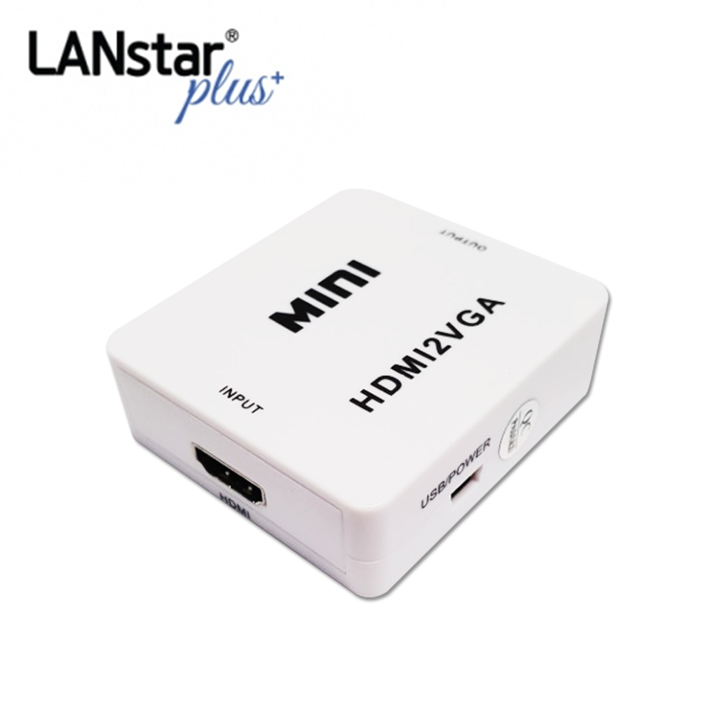 랜스타 HDMI TO VGA RGB 신호 변환 컨버터 오디오 지원 (LSP-HD2VGA) - 상세 이미지 2