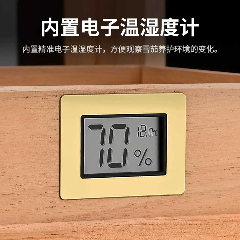 시가 케이스 성냥 쿠바 클래식 밀폐형 보관함 방수 에보니 3종 세트 - 상세 이미지 3