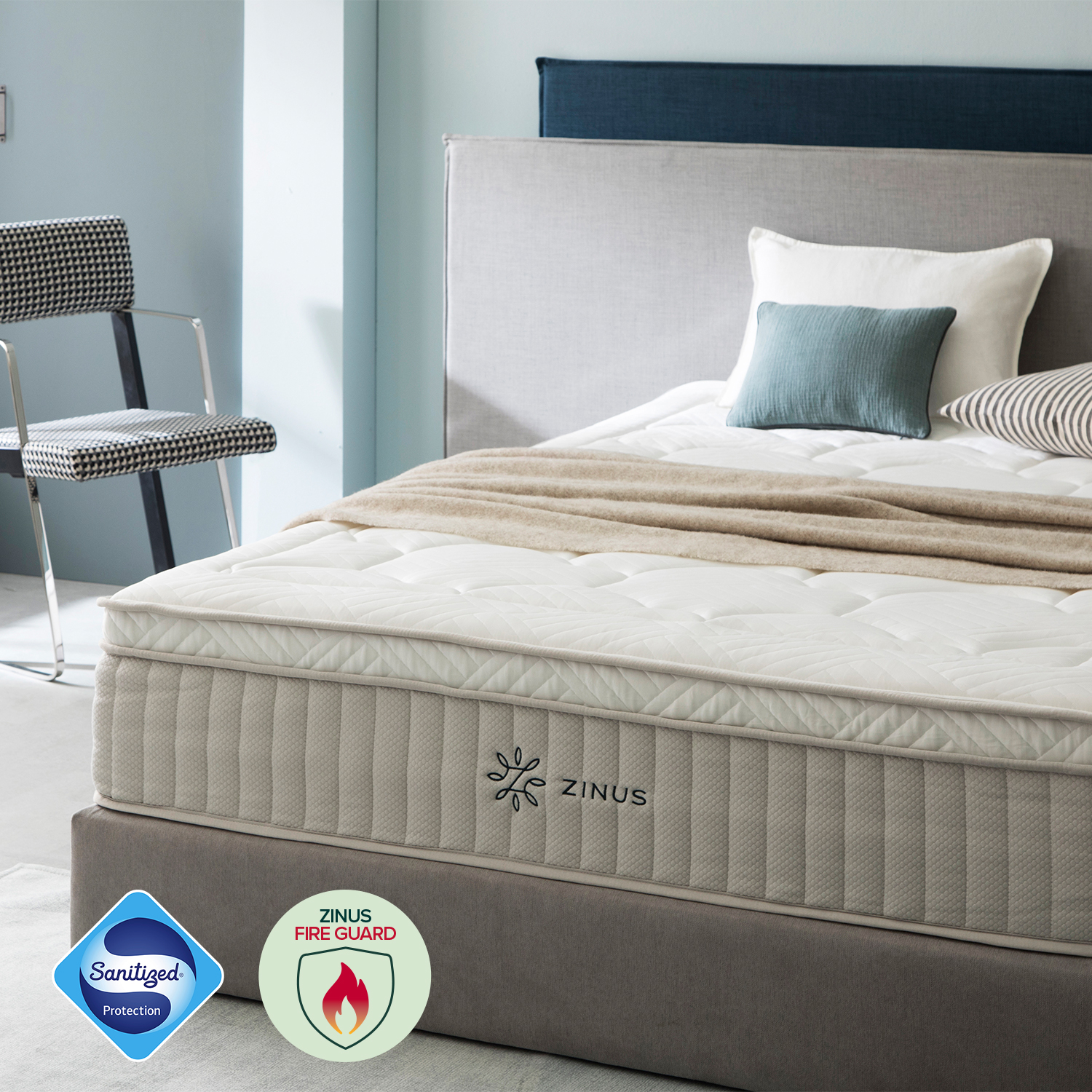 지누스 클라우드 럭스S 스프링 매트리스 (35cm/킹)