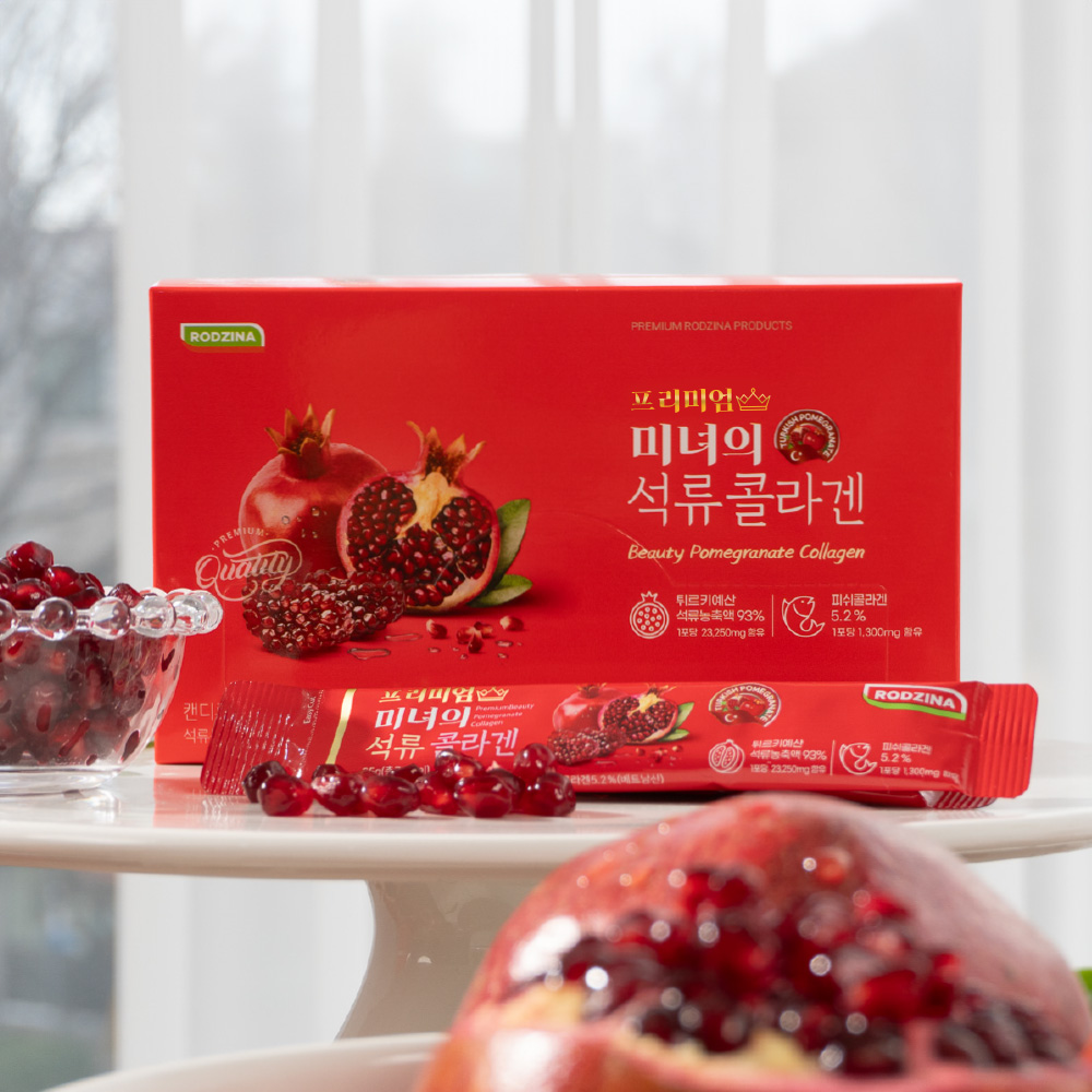 프리미엄 미녀의 석류콜라겐 21포 25g, 2개 - 상품 이미지