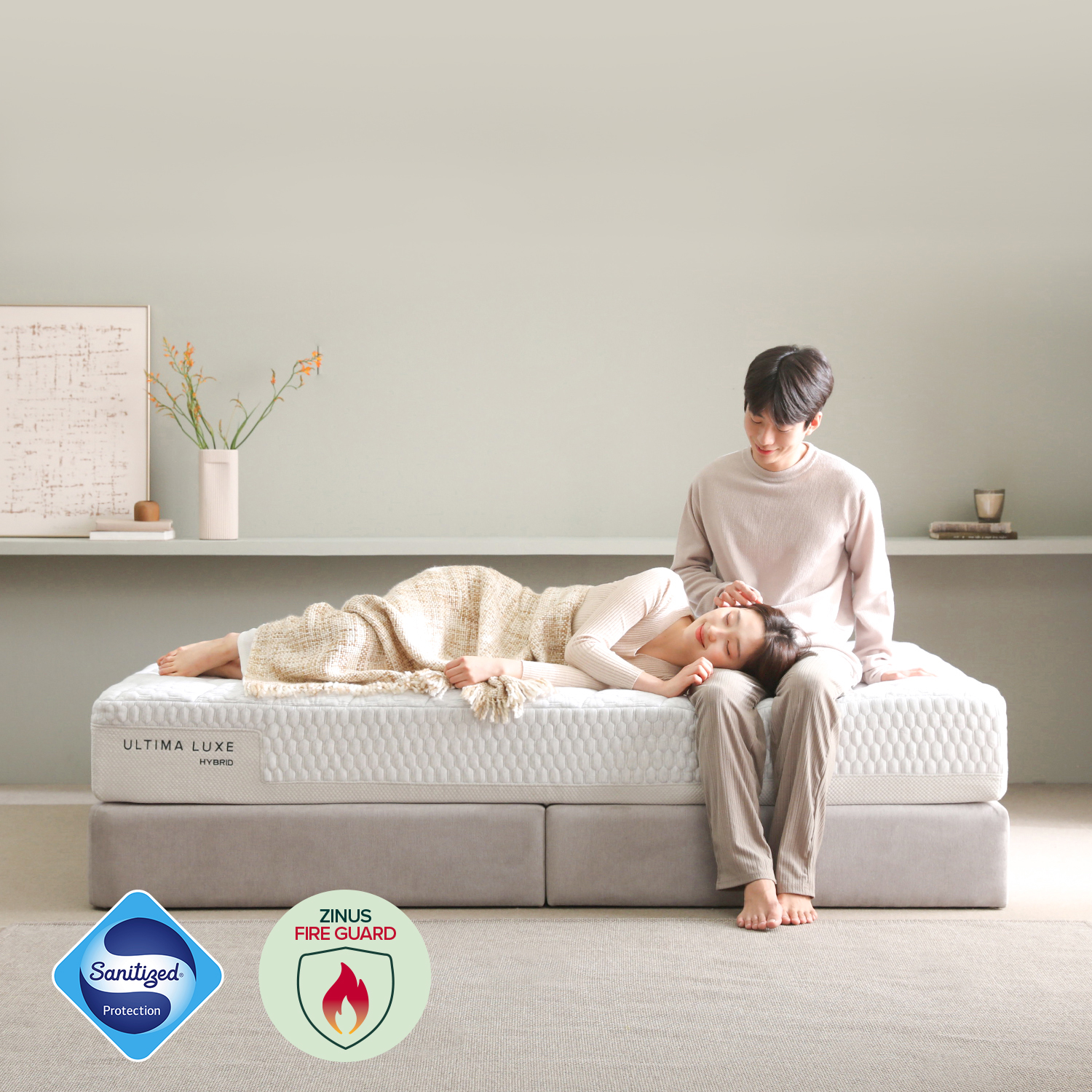 지누스 얼티마 럭스S 하이브리드 매트리스 (25cm/슈퍼싱글) 상세 이미지 7
