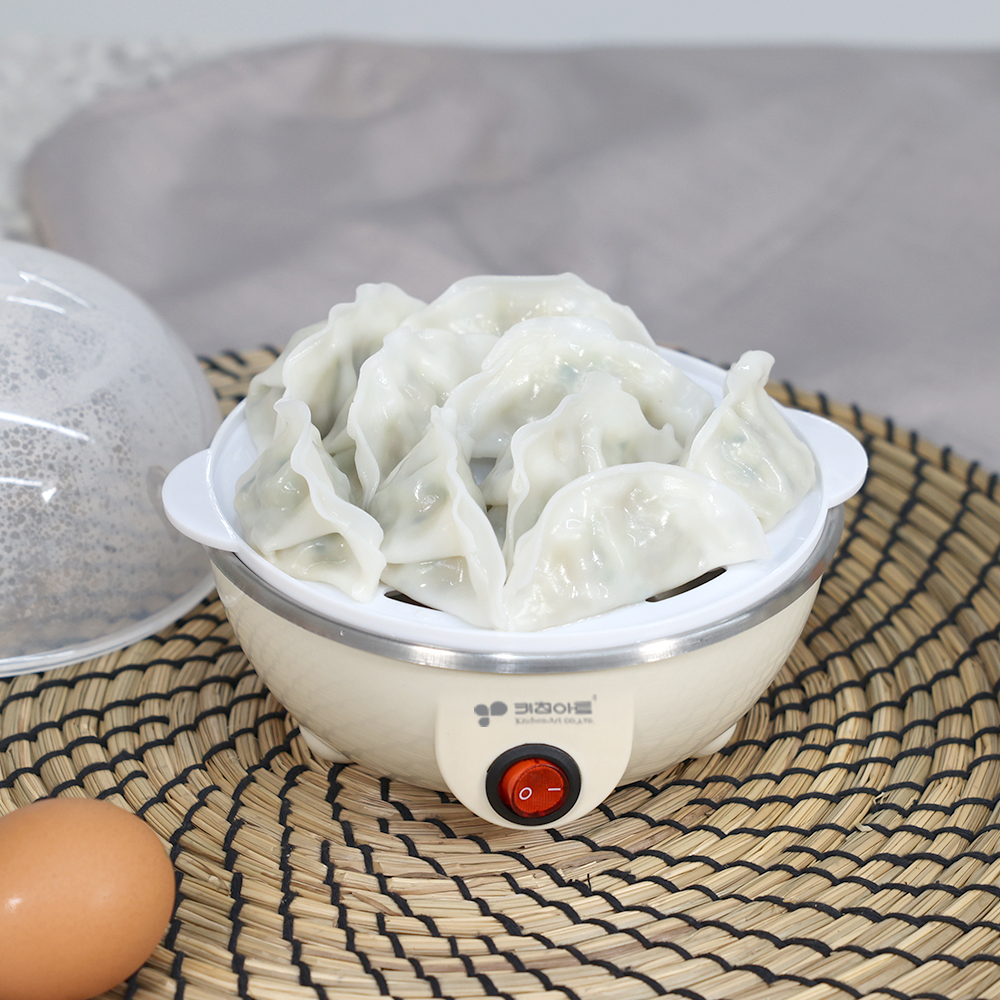 키친아트 계란찜기 미니 계란 삶는기계 에그쿠커 반숙 1070