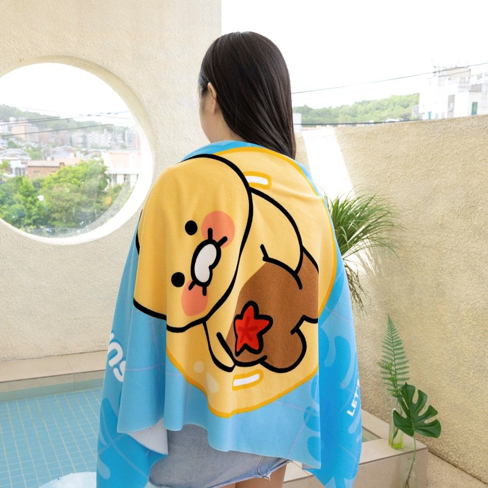춘식이 타월 비치수건 수영장 큰수건 철푸덕 XL
