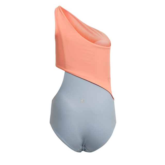 스파이더 아울렛 여자 원숄더 원피스 컬러 블록 스윔수트 리조트 수영복 H-MCNOP272W - 상세 이미지 3
