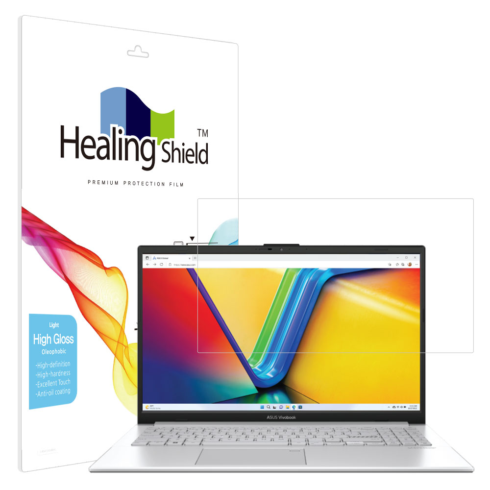 에이수스 비보북 GO 15 OLED E1504F 올레포빅 Light 액정보호필름 - 메인 이미지