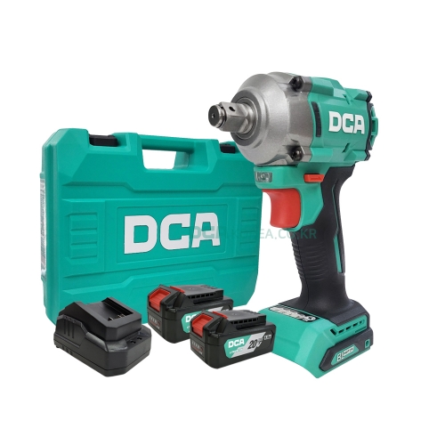 DCA ADPB358EM 충전임팩렌치 20V 4.0AH 1/2인치 BL모터 2단 속도조절 - 메인 이미지
