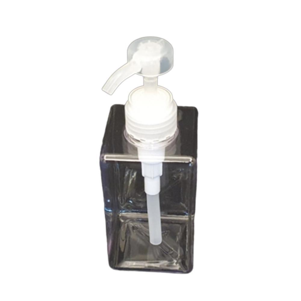 소분 보관용 펌핑 공병 투명 사각 PP 재질 450ml