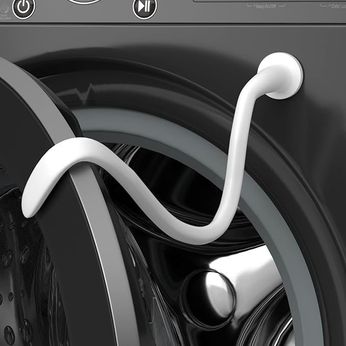 라슈에뜨 세탁기 도어 고정 홀더 환기 문 닫힘 방지 자석 자바라 조절 클립 화이트