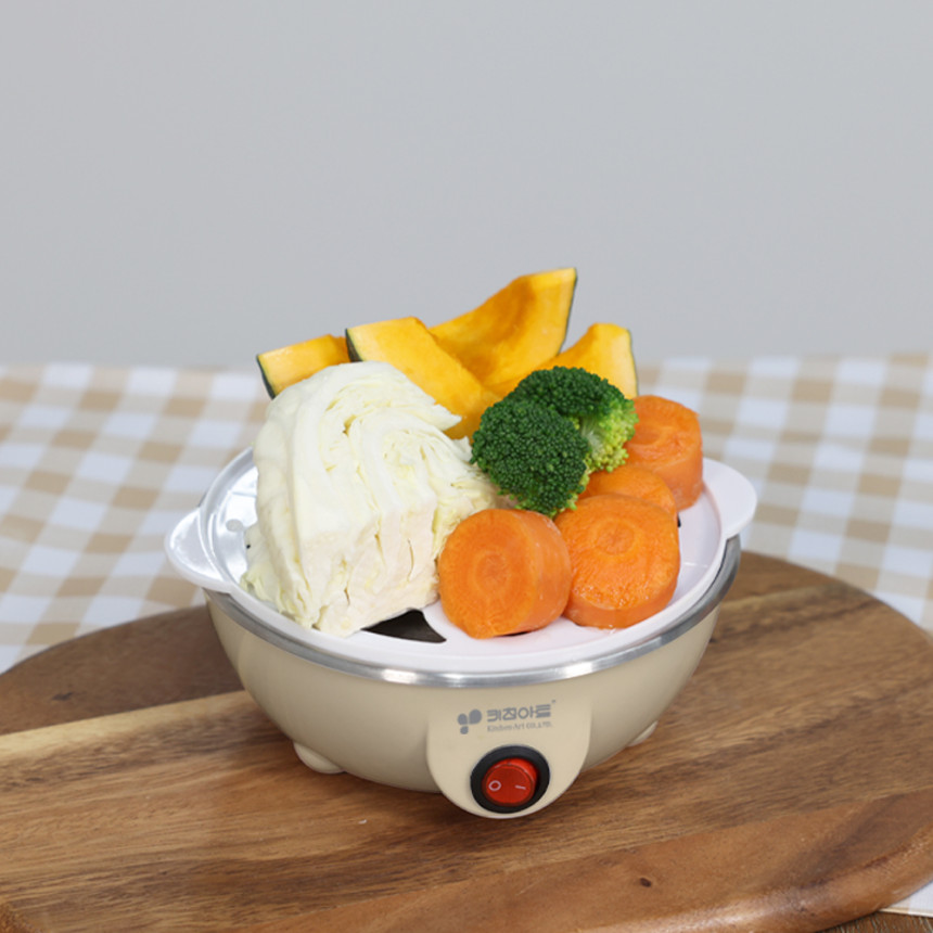 키친아트 계란찜기 계란삶는기계 달걀찜기 에그쿠커 미니 호빵 고구마 사진 6