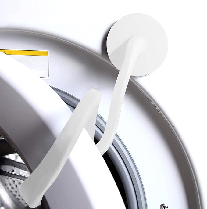 라슈에뜨 세탁기 도어 고정 홀더 환기 문 닫힘 방지 자석 자바라 조절 클립 화이트