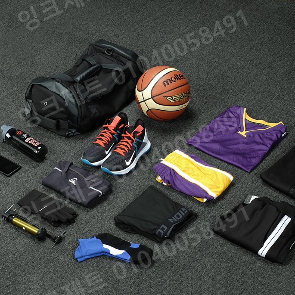 농구공 가방 짐색 주머니 운동화 스포츠백 어깨끈 수납 - 상세 이미지 3