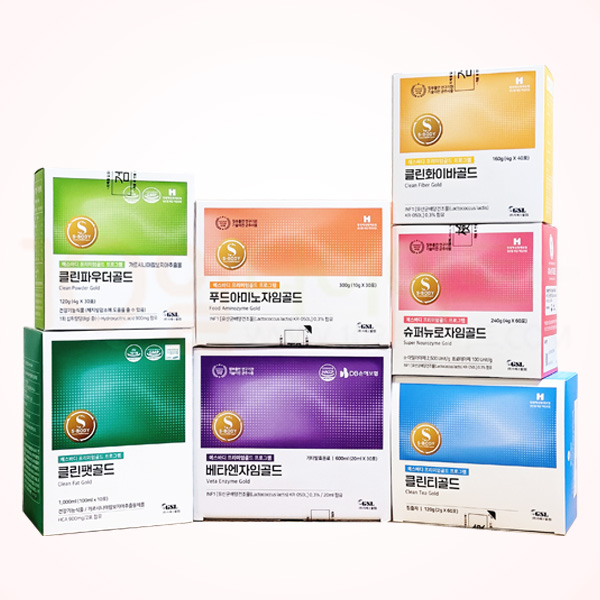 [에스바디효소] 8종 기본 (만나20포증정)10일프로그램 비채유 S바디 에스랜드 지에스엘 GSL 제품 이미지