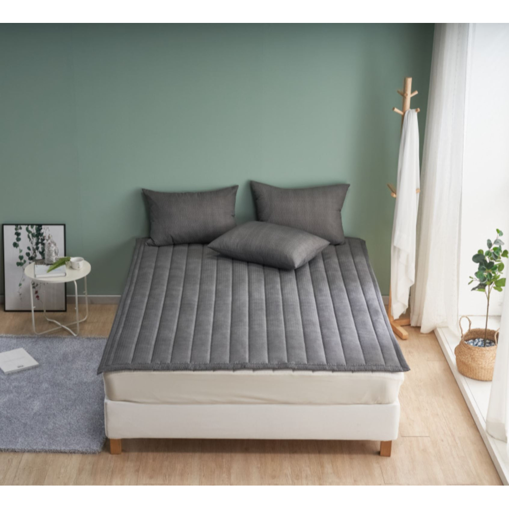 국산 냉감 시어서커 얇은 이불 패드 세트 시원한 쿨링 여름 기숙사 자취