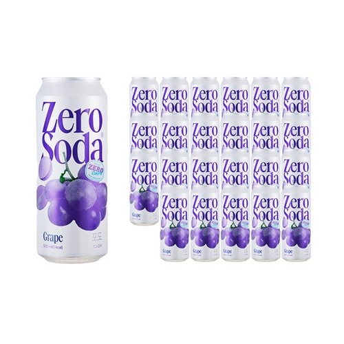 클룹 제로소다 포도 500ml 24개 : 스마트바잉