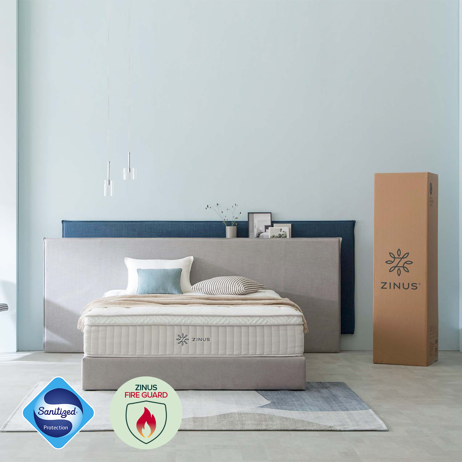 지누스 클라우드 럭스S 스프링 매트리스 (35cm/킹)