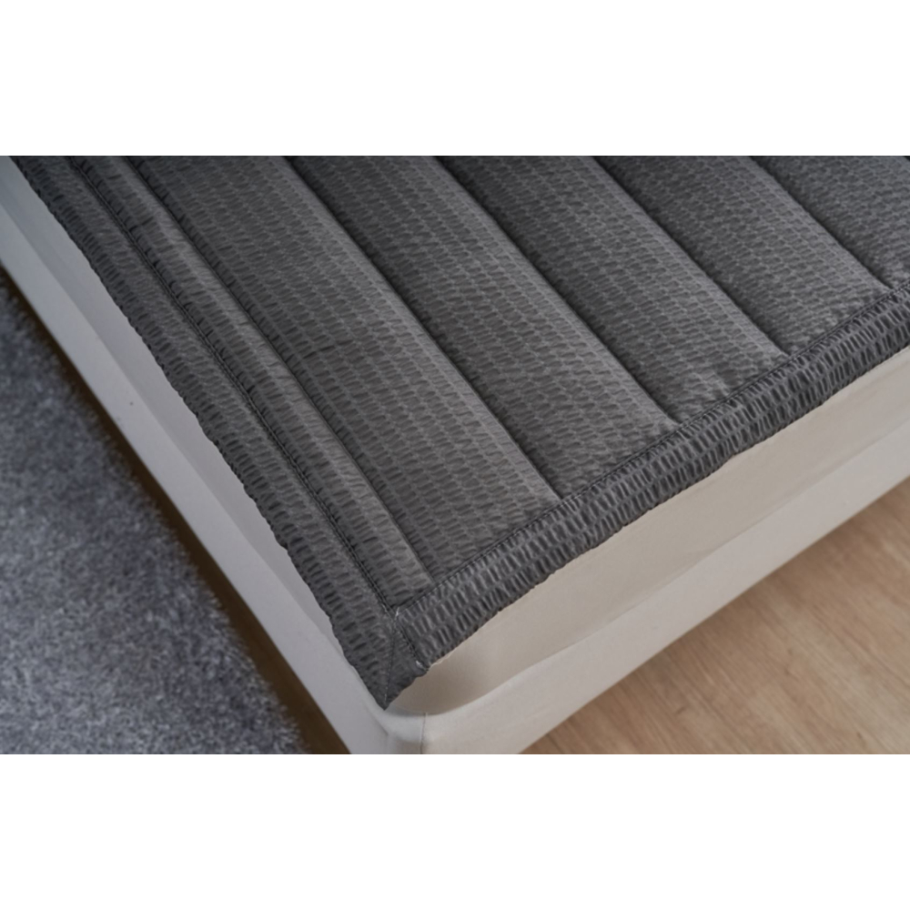 국산 냉감 시어서커 얇은 이불 패드 세트 시원한 쿨링 여름 기숙사 자취