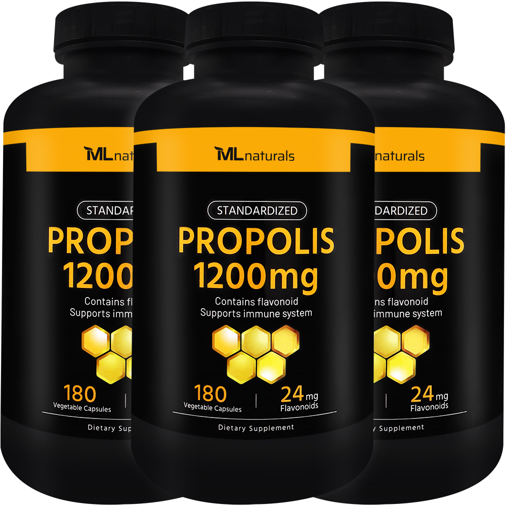마이라이프내추럴스 스탠다드 프로폴리스 1200mg 알약 180캡슐, 3개 - 메인 이미지