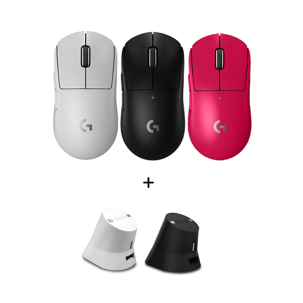 로지텍 G PRO X SUPERLIGHT 2 무선 마우스 + 호환 충전 독 로지텍코리아 정품 - 상품 이미지