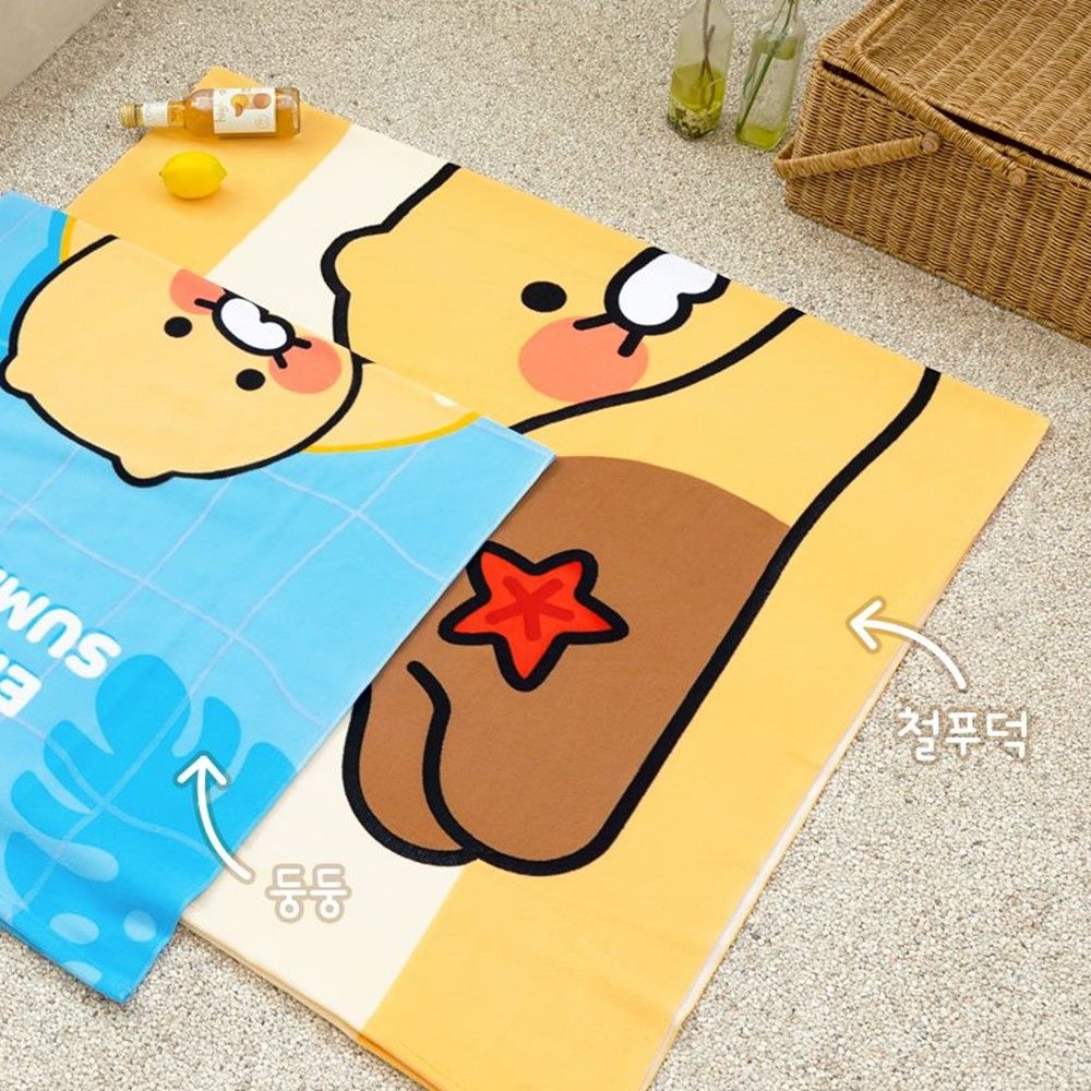 춘식이 타월 비치수건 수영장 큰수건 철푸덕 XL