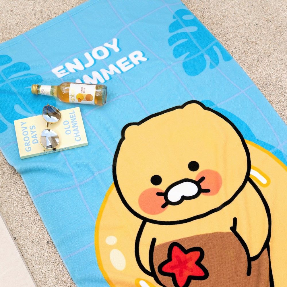 춘식이 타월 비치수건 수영장 큰수건 철푸덕 XL