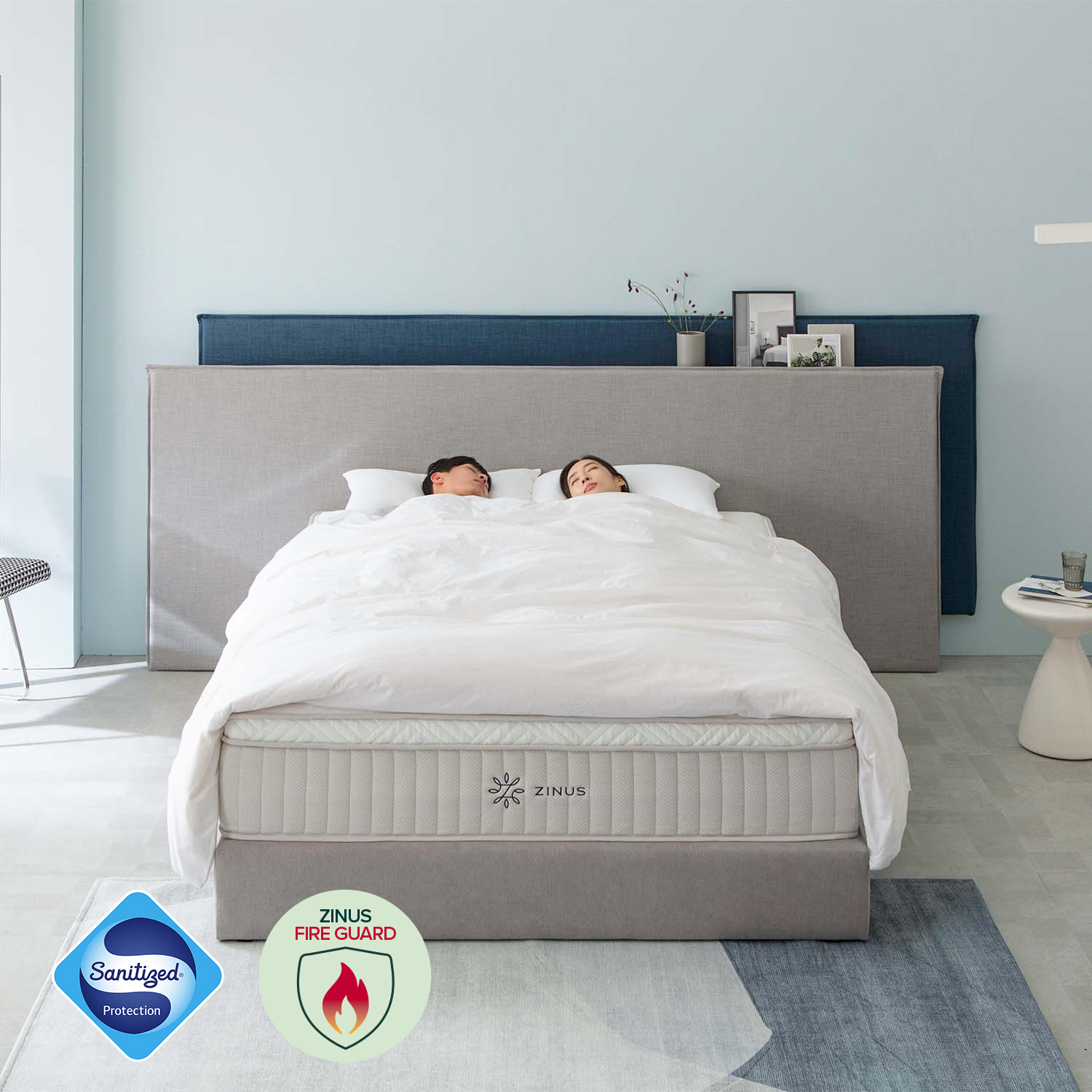 지누스 클라우드 럭스S 스프링 매트리스 (35cm/킹)