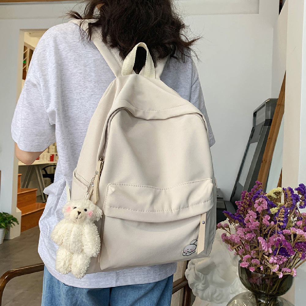 남자 여자 초등 고학년 책가방 4학년 5학년 6학년 10대 학생 학교가방 곰돌이키링포함 - 상품 이미지