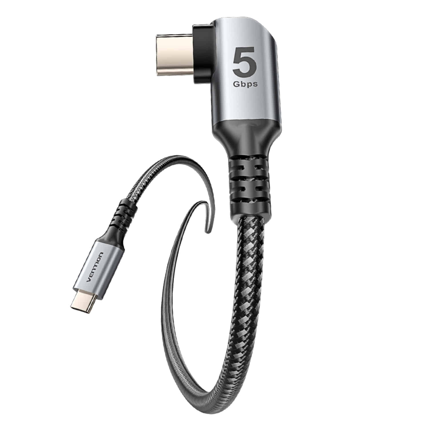 벤션 USB3.2 Gen1 ㄱ자 90도 C to C타입 VR 링크 케이블 5m TAZHJ - 상세 이미지 3