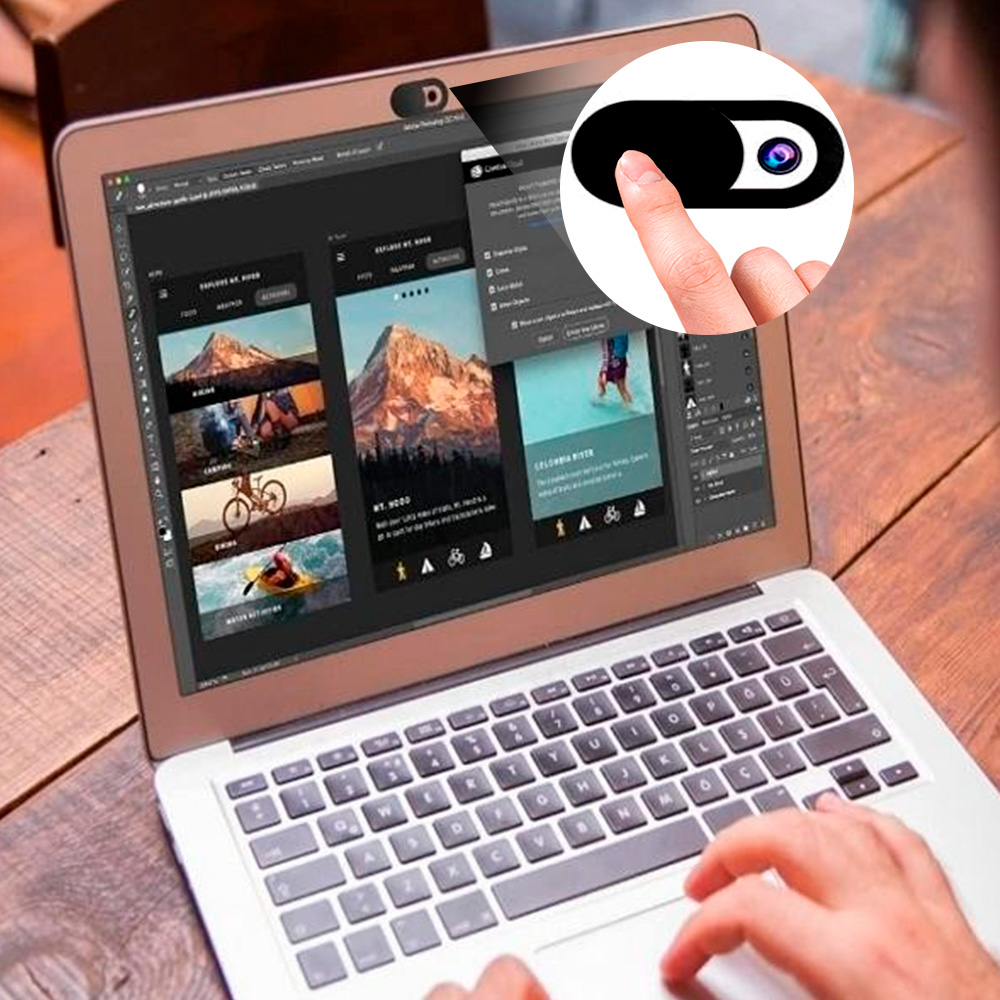 노트북 핸드폰 카메라 가리개 가림스티커 해킹방지 - 상품 이미지