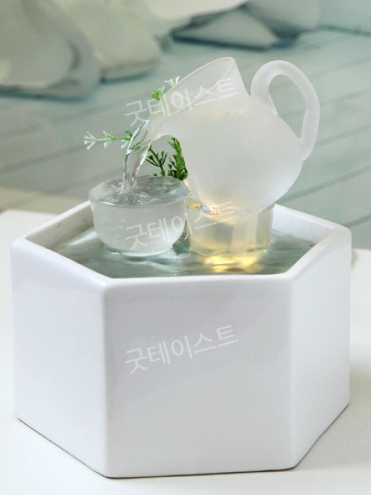 물 흐르는 실내 분수대 인테리어 물소리 미니분수대 집들이 개업선물 - 상세 이미지 2
