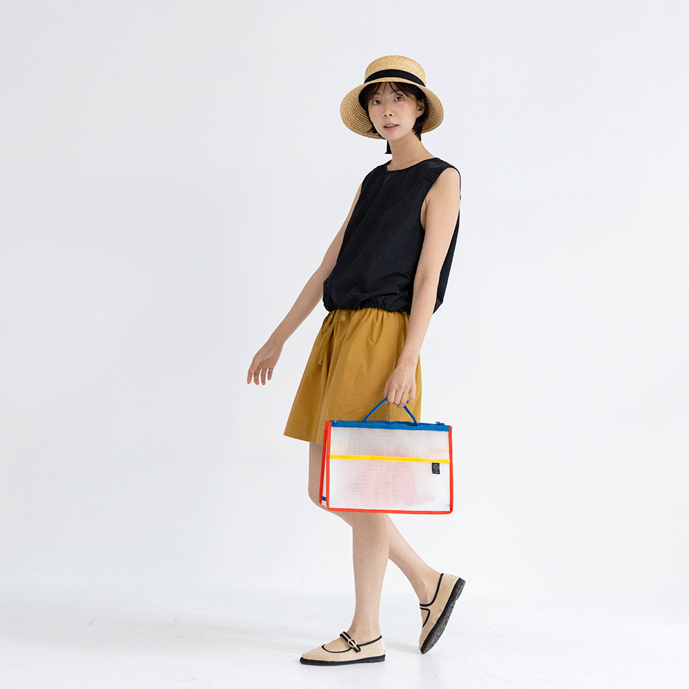 메쉬 듀얼 백인백 라지 Mesh DUAL(zipper) Bag In Bag L - 상세 이미지 4