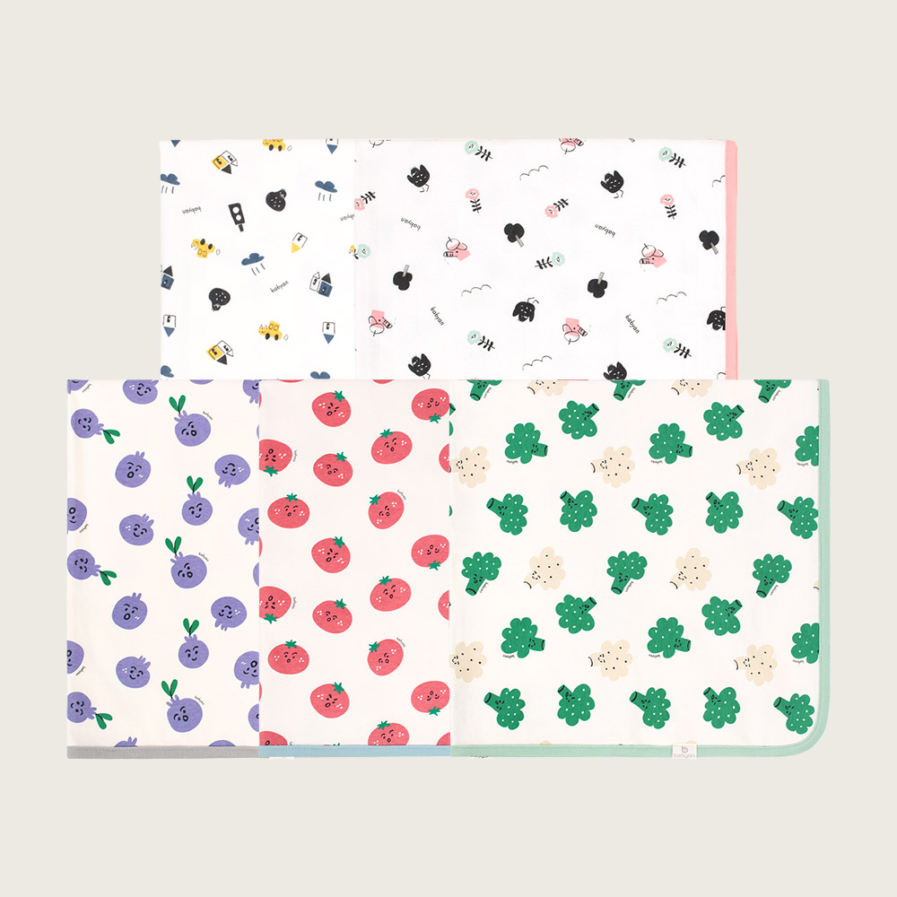 베이비앙 국내산 무형광 신생아 아기 플레이베이비 엠보 속싸개